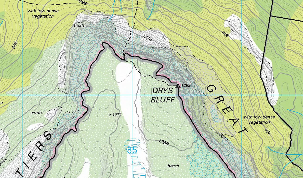 OZraster, a series of Topographical State Maps